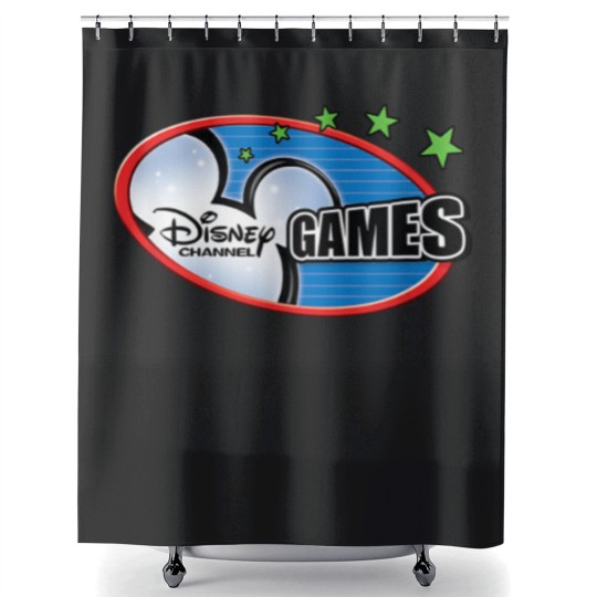 Discover Channel Game Shower Curtains, Mouse Ears Gaming Shower Curtains
