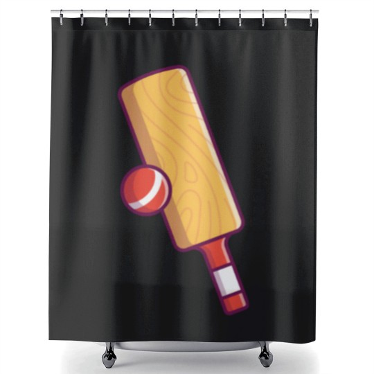 Discover Cricket - Cricket - Shower Curtains