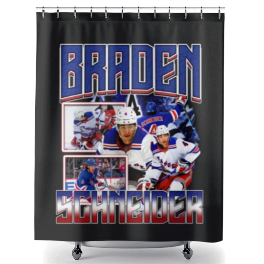 Discover Braden Schneider Shower Curtains Ice Hockey American