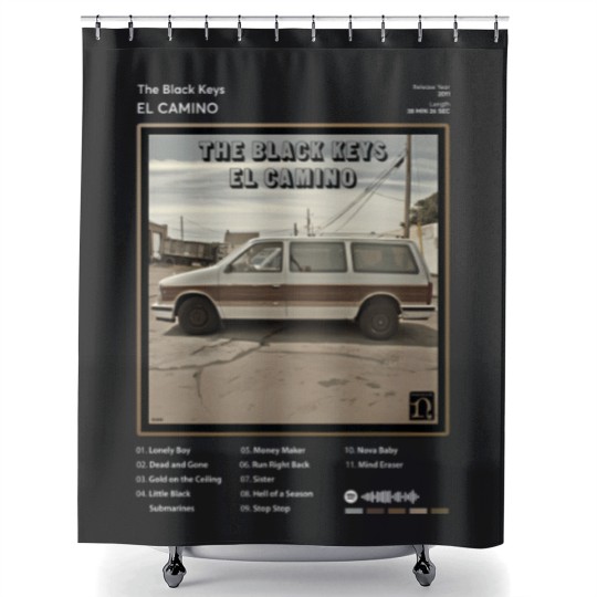 Discover 68 The Black Keys - El Camino Tracklist Album Shower Curtains Shower Curtains