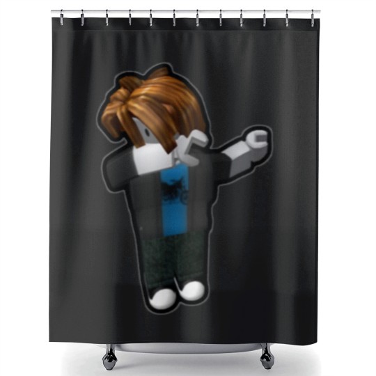 Discover Dabbingg Bacon Hair RobloxDabbingg Bacon Hair Robloxe Shower Curtains