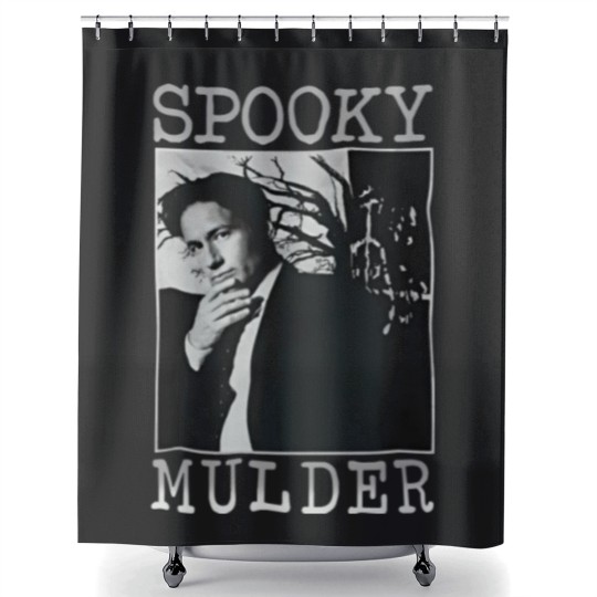 Discover The X Files Spooky Mulder Shower Curtains, The X Files Shower Curtains