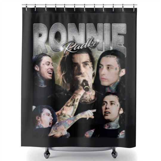 Discover RONNIE RADKE - Metal Shower Curtains, Ronnie Radke Shower Curtains