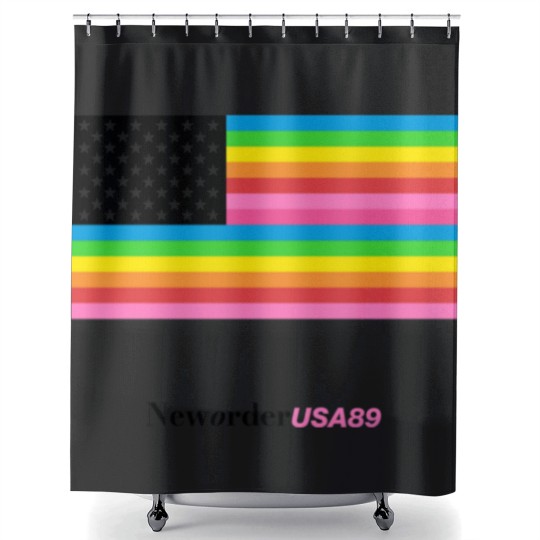 Discover New Order Substance USA89 Tour Shower Curtains