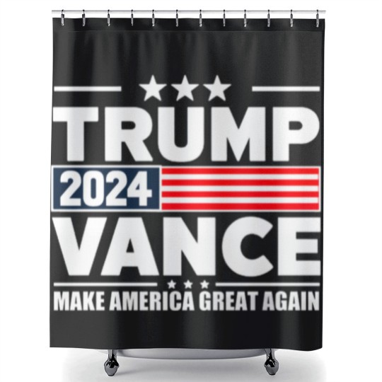Discover Trump Vance 2024 Merchandise - Trump Vance - Shower Curtains