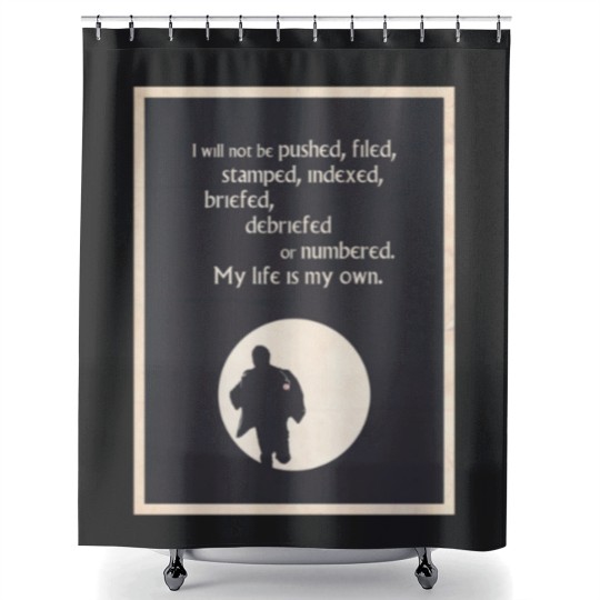 Discover TV Quote - The Prisoner Shower Curtains