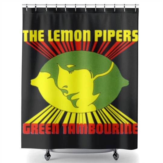 Discover Green Tambourine Shower Curtains