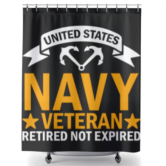 Discover United States Navy Veteran Shower Curtains, Navy Veteran Shower Curtains, US Navy Veteran Shower Curtains