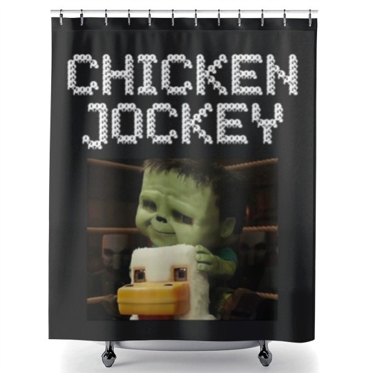 Discover chicken jockey minecraft - Chicken Jockey Minecraft 2025 - Shower Curtains