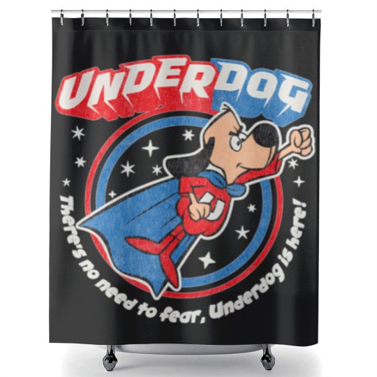 Discover Underdog Is Here Worn Dks Shower Curtains
