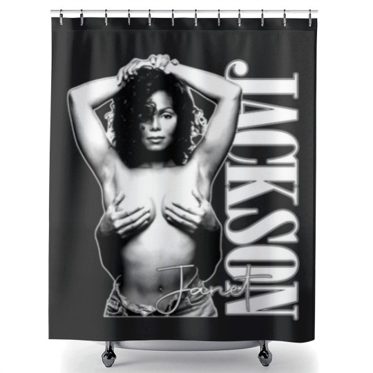 Discover Janet Jackson Concert Tour Shower Curtains, Vintage Janet Jackson Shower Curtains