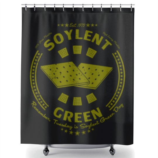 Discover Soylent Green Shower Curtains