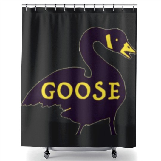 Discover GOOSE BAND ROCK AMERICAN Shower Curtains