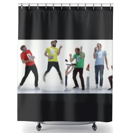 Discover OK GO band Shower Curtains