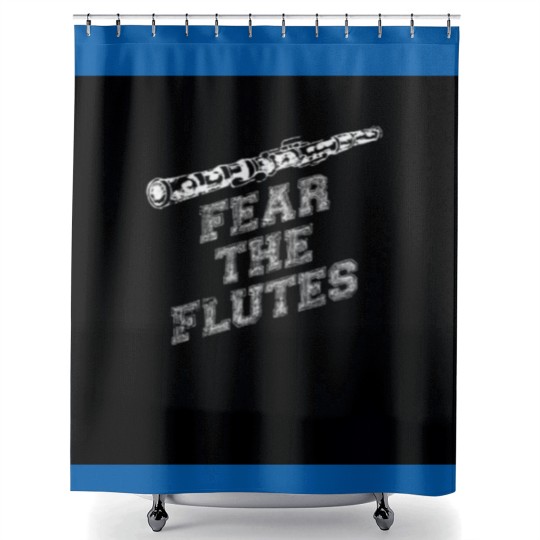Discover Flutist Gift Flute Tote Bag Shower Curtains
