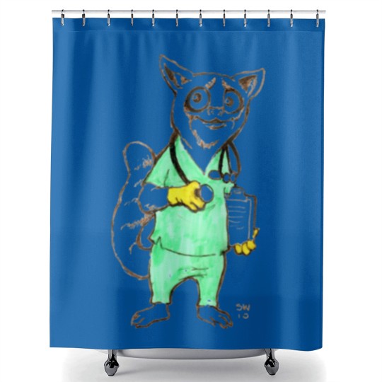 Discover Bush Baby Bush Baby Doctor Oversized Shower Curtains