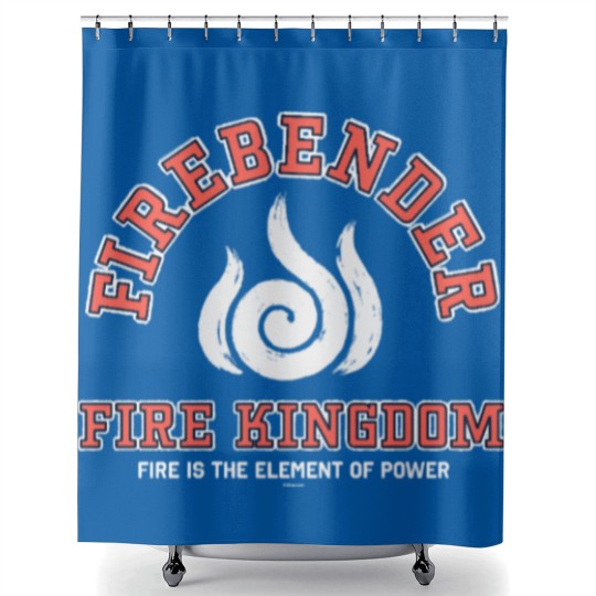 Discover Ava tar The Last Airbender Fire Is The Element Of Power Shower Curtains