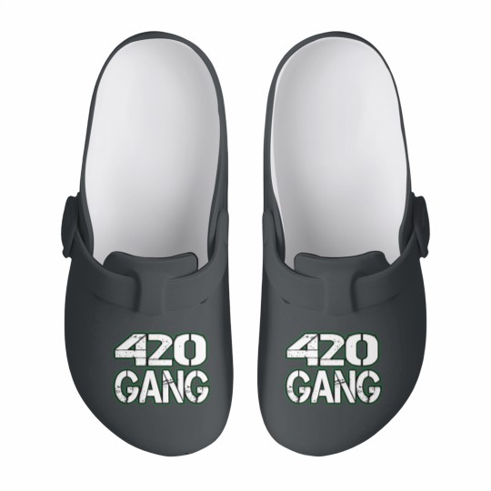 Discover 420 Gang Marijuanaa Gift 420 Gang Marijuanaa Gift Slip On Clogs