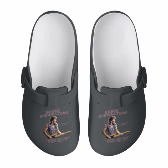 Discover Bruce Springsteen Uncasville Slip On Clogs, Bruce Springsteen