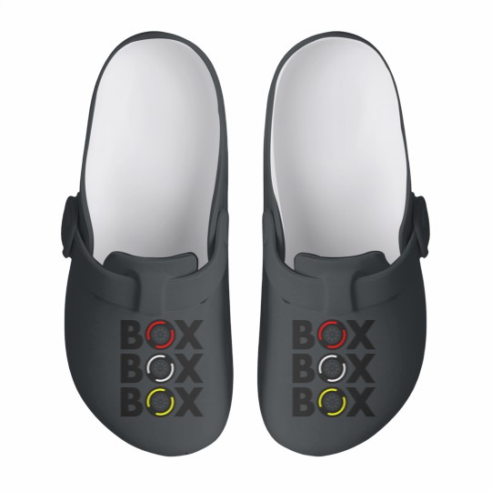 Discover Box Box Box Slip On Clogs