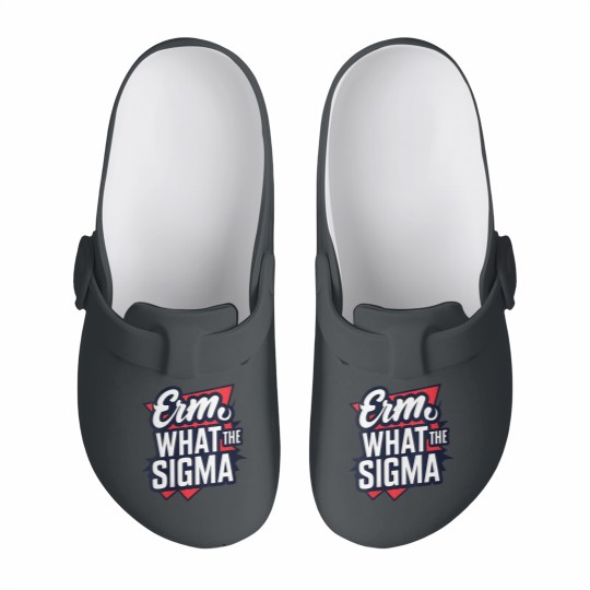 Discover wos erm, what the sigma funny meme Slip On Clogs
