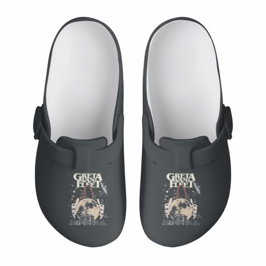 Discover Vintage Greta Van Fleet Rock Band Unisex Slip On Clogs, Greta Van Fleet Concert Slip On Clogs