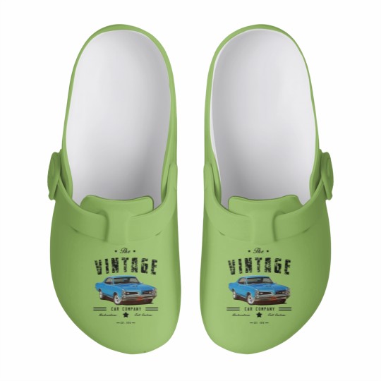 Discover Vintage Car Company Slip On Clogs