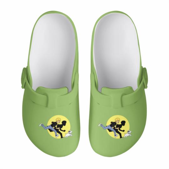 Discover Double Tin Quest - Jonny Quest - Slip On Clogs