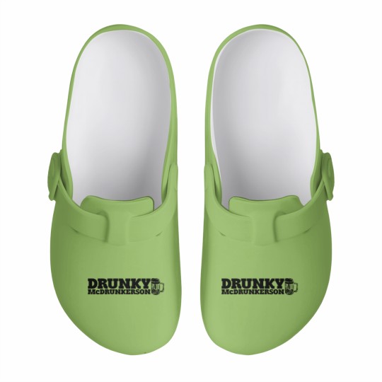 Discover DRUNKY McDRUNKERSON Slip On Clogs
