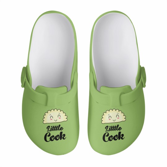 Discover Little cook future cook Mom cook Dad cook Baby Slip On Clogs
