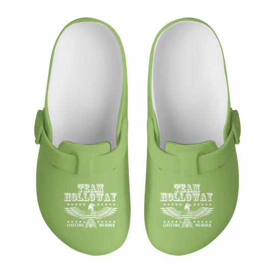 Discover Team Holloway Last Name Surname Pride Slip On Clogs