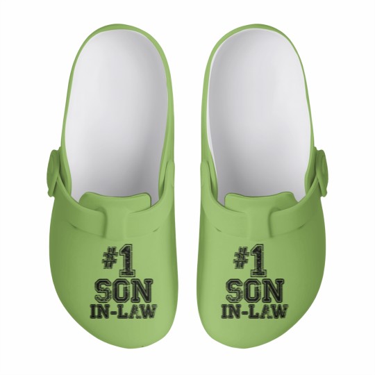 Discover 1 Son In Law Number One Sports Gift Slip On Clogs
