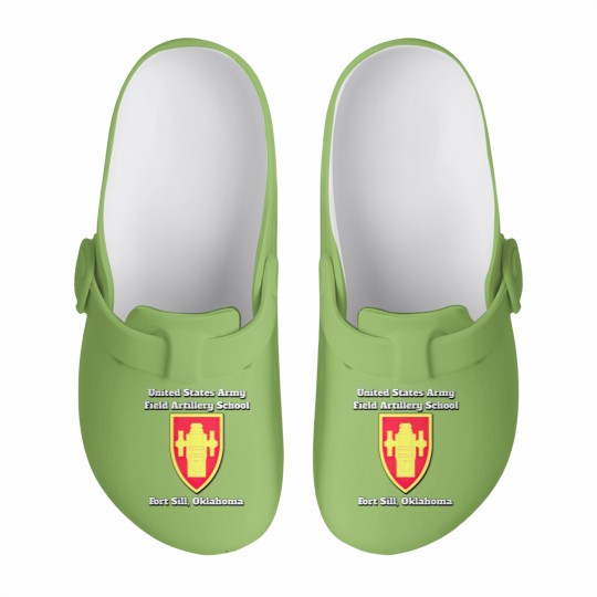 Discover Army Field Artillery School Fort Sill Oklahoma pro Slip On Clogs