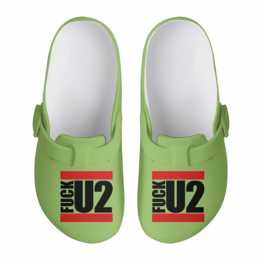 Discover Red middle finger sport colors stinkfinger show sy Slip On Clogs