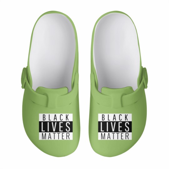 Discover black lives matter mask Slip On Clogs