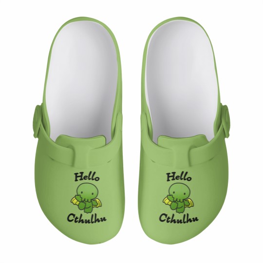 Discover Hello Cthulhu Slip On Clogs
