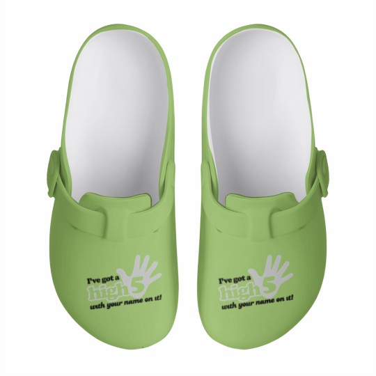 Discover I ve Got A High Five With Your Name On It Slip On Clogs