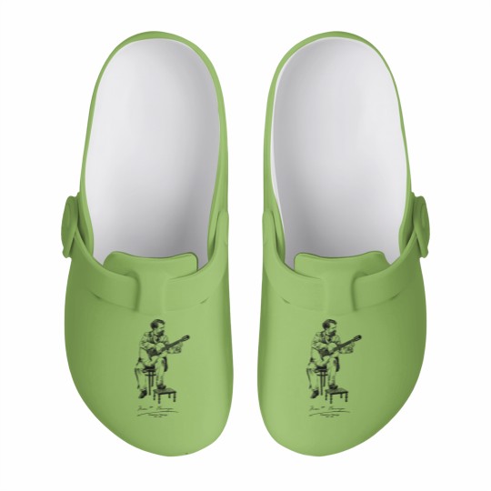 Discover Francisco Tárrega-Spanish-classical guitar-Music Slip On Clogs