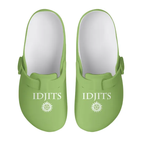 Discover Idjits Bobby Singer Supernatural Slip On Clogs Slip On Clogs