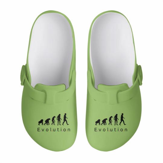 Discover Evolution, Homo Sapiens Slip On Clogs