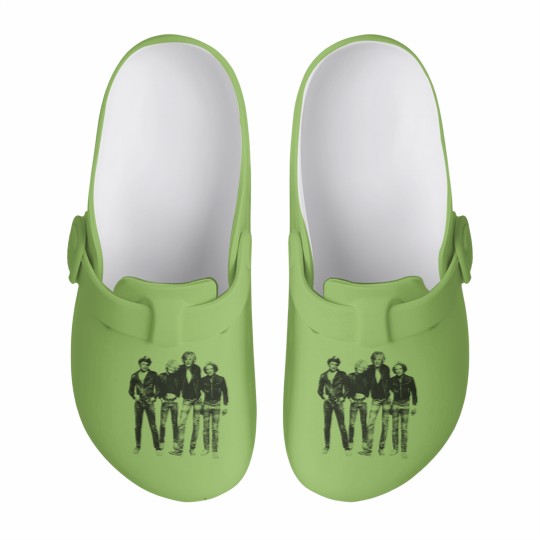 Discover golden-girls Mashup - Vintage Pencil Drawing Style - golden-girls - Slip On Clogs