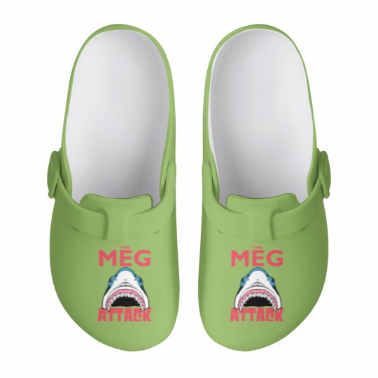 Discover the meg attack shark Slip On Clogs Slip On Clogs
