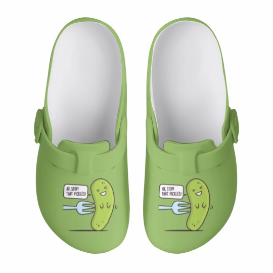 Discover Stop! That Pickles Slip On Clogs