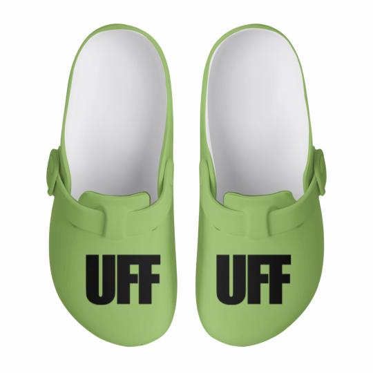 Discover UFF Schwarz Slip On Clogs