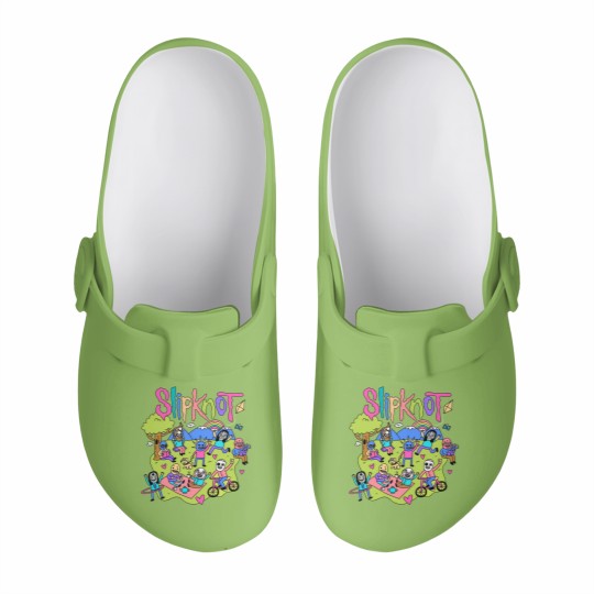 Discover SL.I.P.KN.OT Slip On Clogs - All Hope Is Gone Slip On Clogs - The End So Far Merch -  The Gray Chapter Slip On Clogs