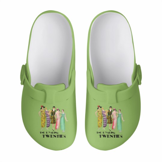 Discover The Roaring 20S Art Deco Fashion Slip On Clogs