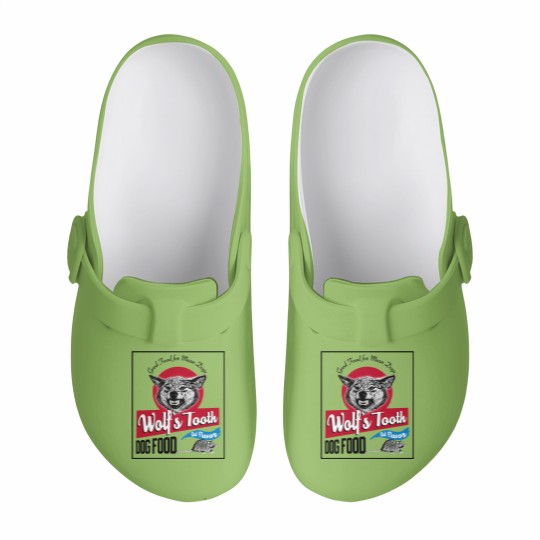 Discover Wolfs Tooth Mean Dog Food Once Upon A Time In Hollywood Men's Slip On Clogs