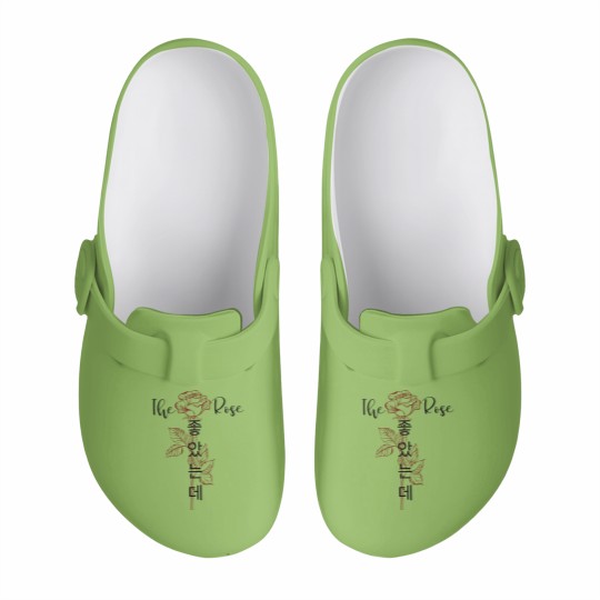 Discover Vintage Retro The Rose Kpop Slip On Clogs, The Rose World Tour Slip On Clogs