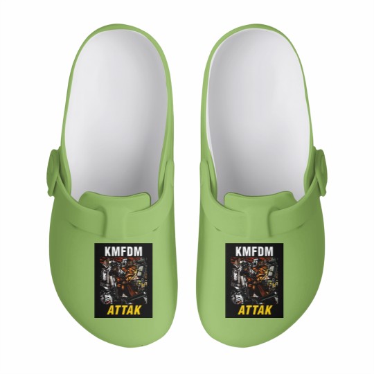 Discover KMFDM ATTAK - Vintage Slip On Clogs