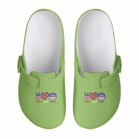 Discover 2024 Election Slip On Clogs,Presidential Election Vote Slip On Clogs
